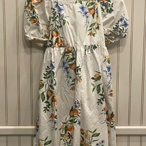 Time AND True Brand-Beautiful summer dress with Floral and Fruit Design!